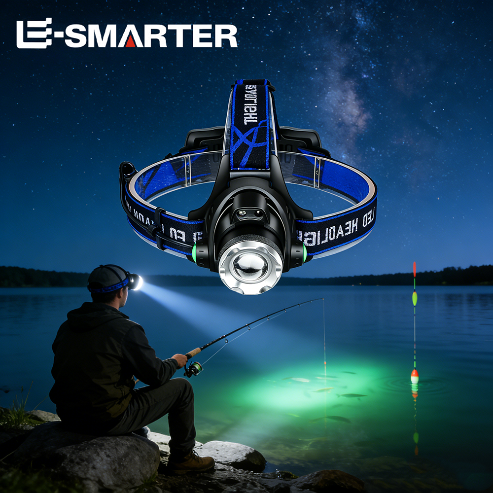 Outdoor Power Repair - Portable Headlight Powerful LED Headlamp Telescopic
