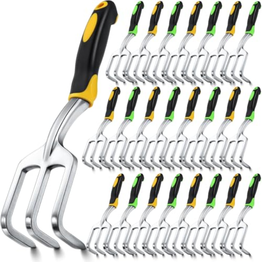 Garden Tiller Mini - 24 Pcs Hand Rake Garden Tool