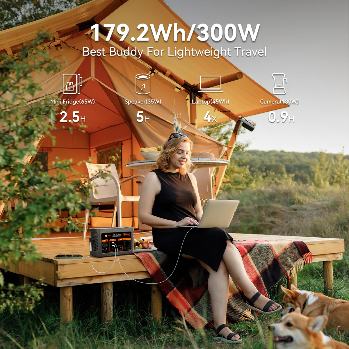300W pure sine wave solar gene – Outdoor Power Generator recenzja i cena