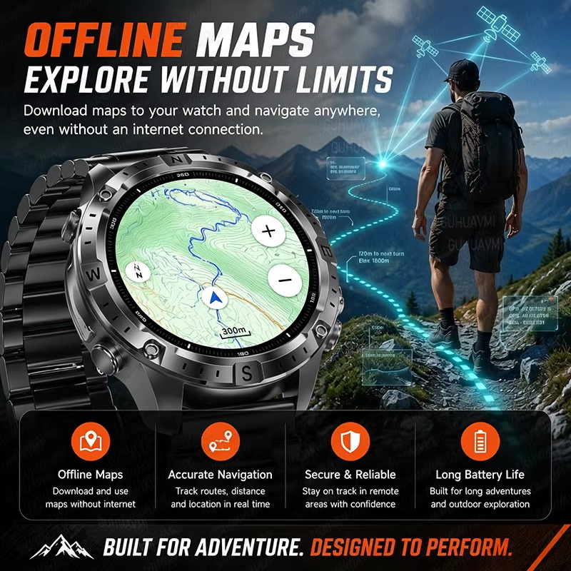 T-Rex3 Pro New GPS Smart Watch – Outdoor Power Meter Box recenzja i cena