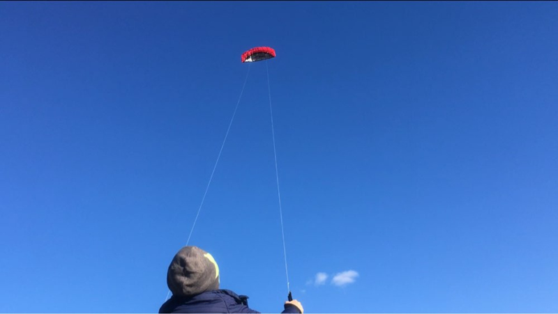 250cm New beginner kitesurf du – Outdoor Power Line recenzja i cena