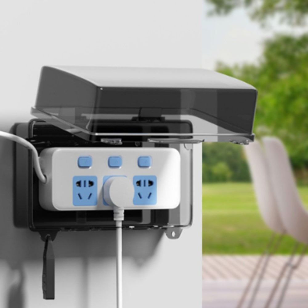 Durable Plastic Plug Box Water – Outdoor Power Strip Weatherproof recenzja i cena