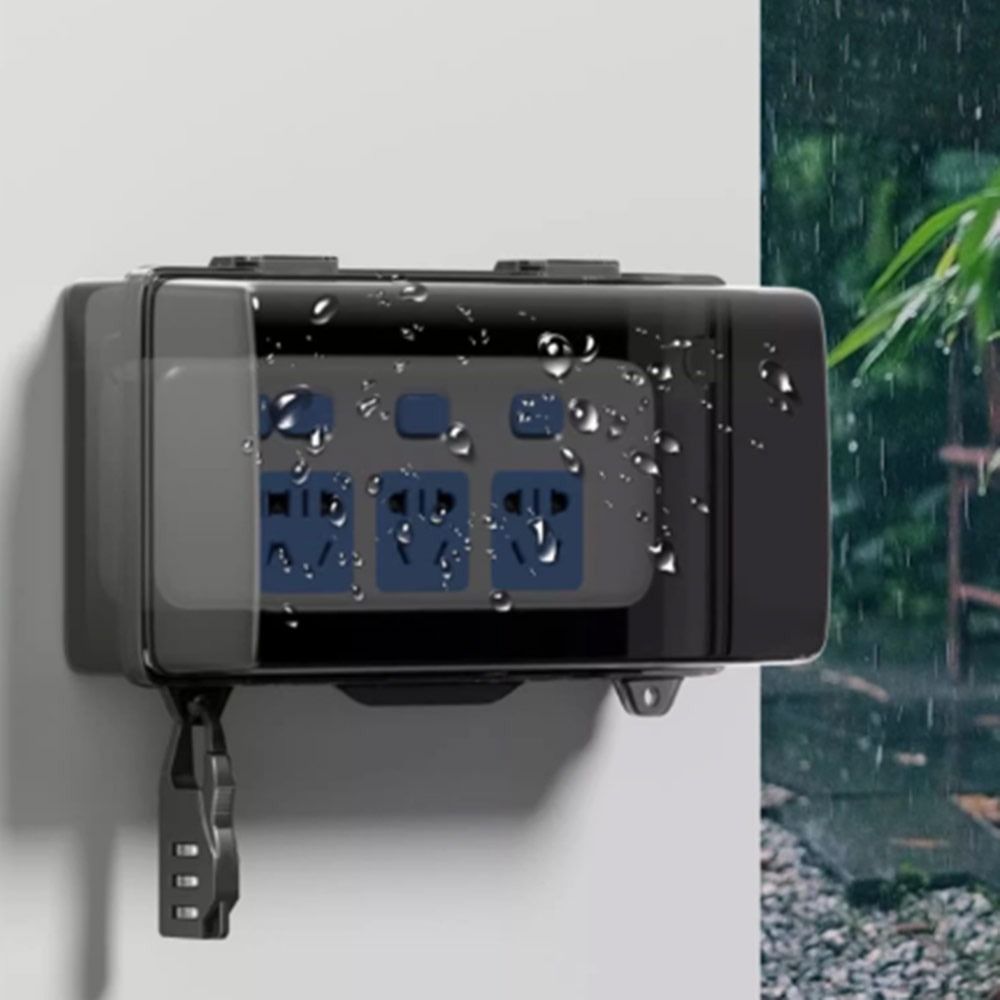 Durable Plastic Plug Box Water – Outdoor Power Strip Weatherproof recenzja i cena