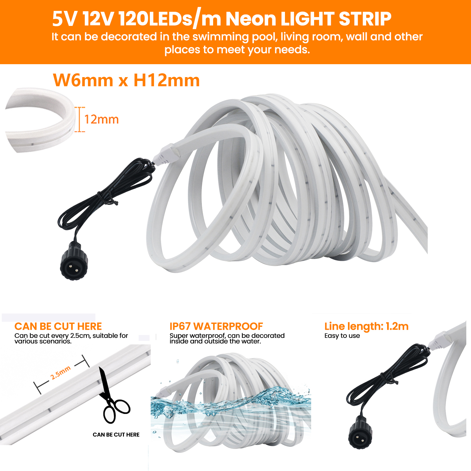 Solar LED Strip Outdoor Waterp – Outdoor Power Strip Weatherproof recenzja i cena