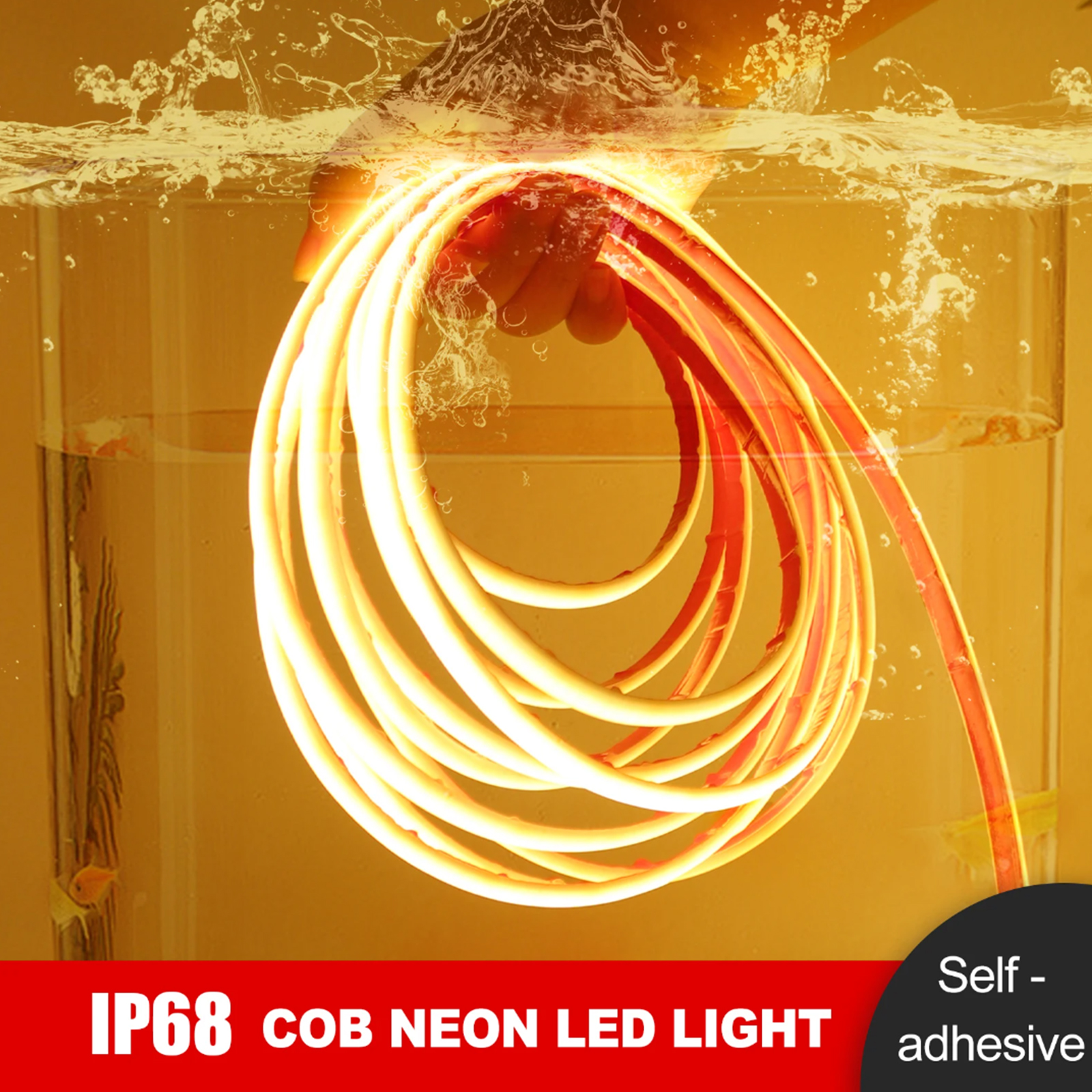 IP68 Waterproof COB Neon Strip – Outdoor Power Strip Weatherproof recenzja i cena