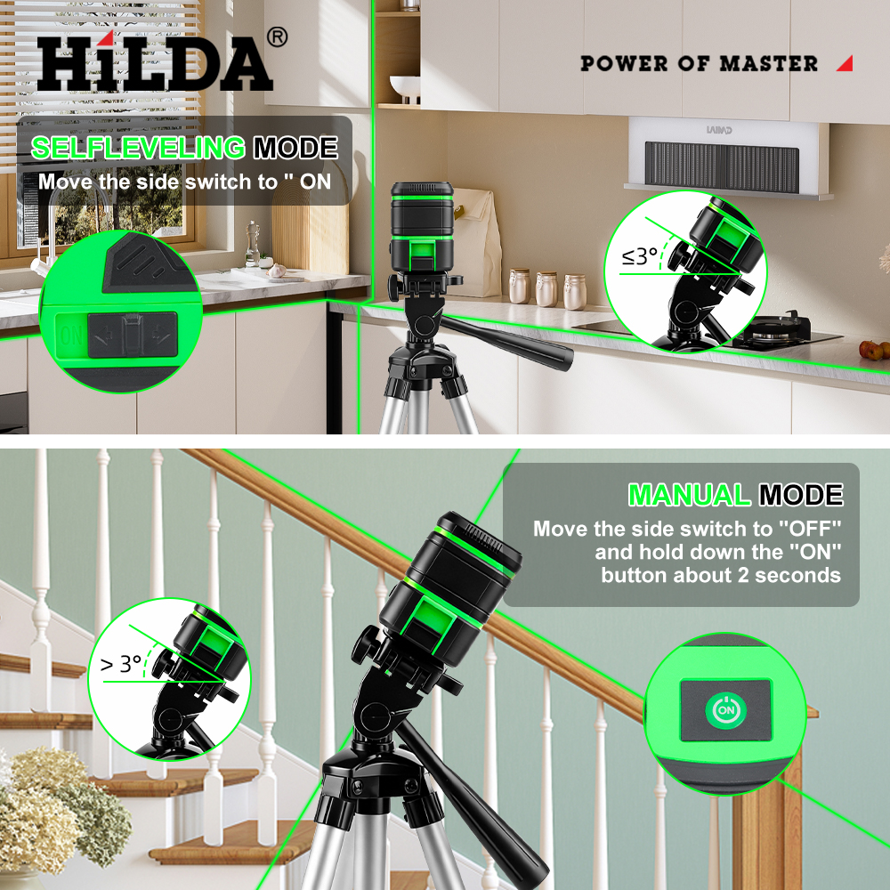 HILDA Laser Level 2 Lines Prec – Outdoor Power Line recenzja i cena