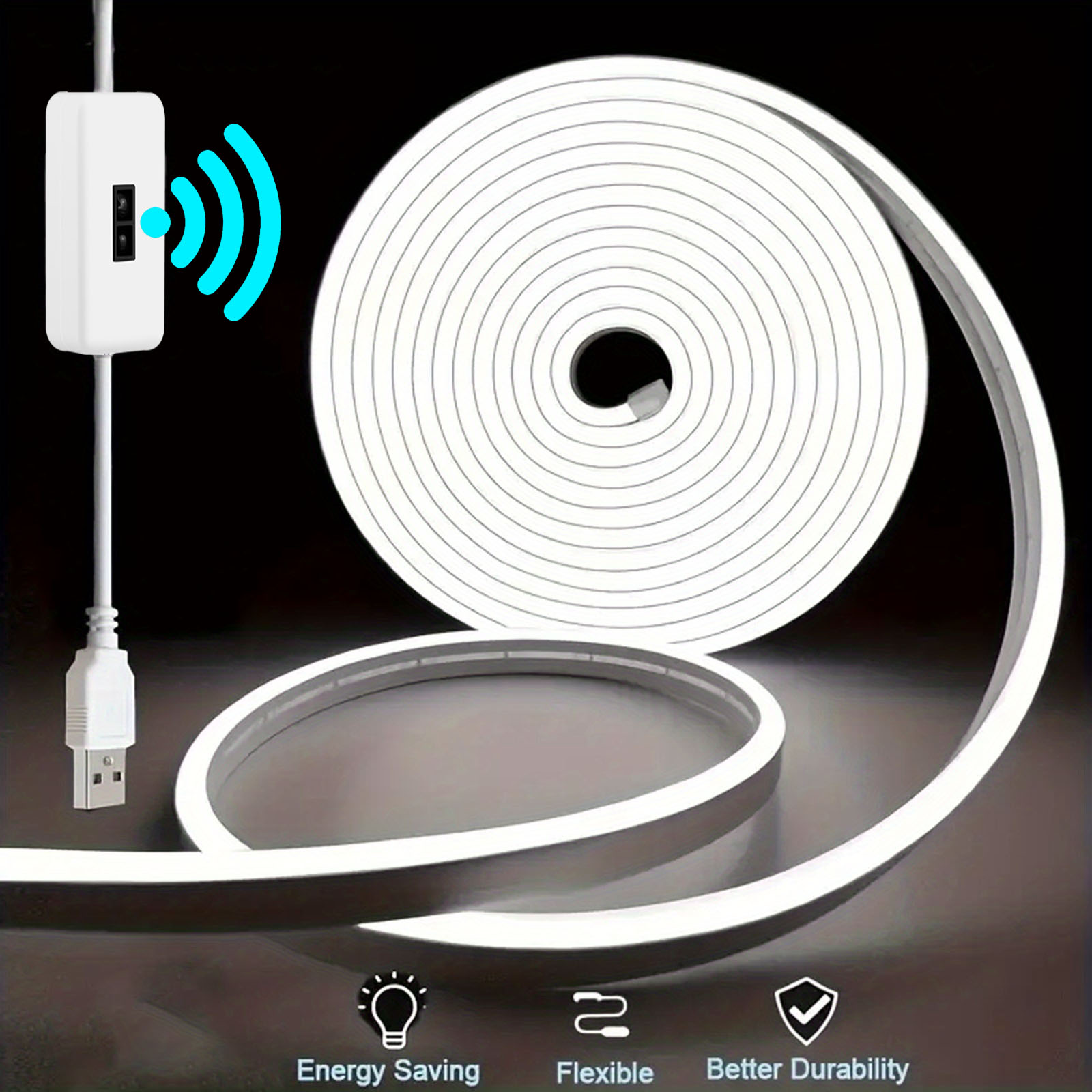 Motion Sensor Neon LED Light S – Outdoor Power Strip Weatherproof recenzja i cena
