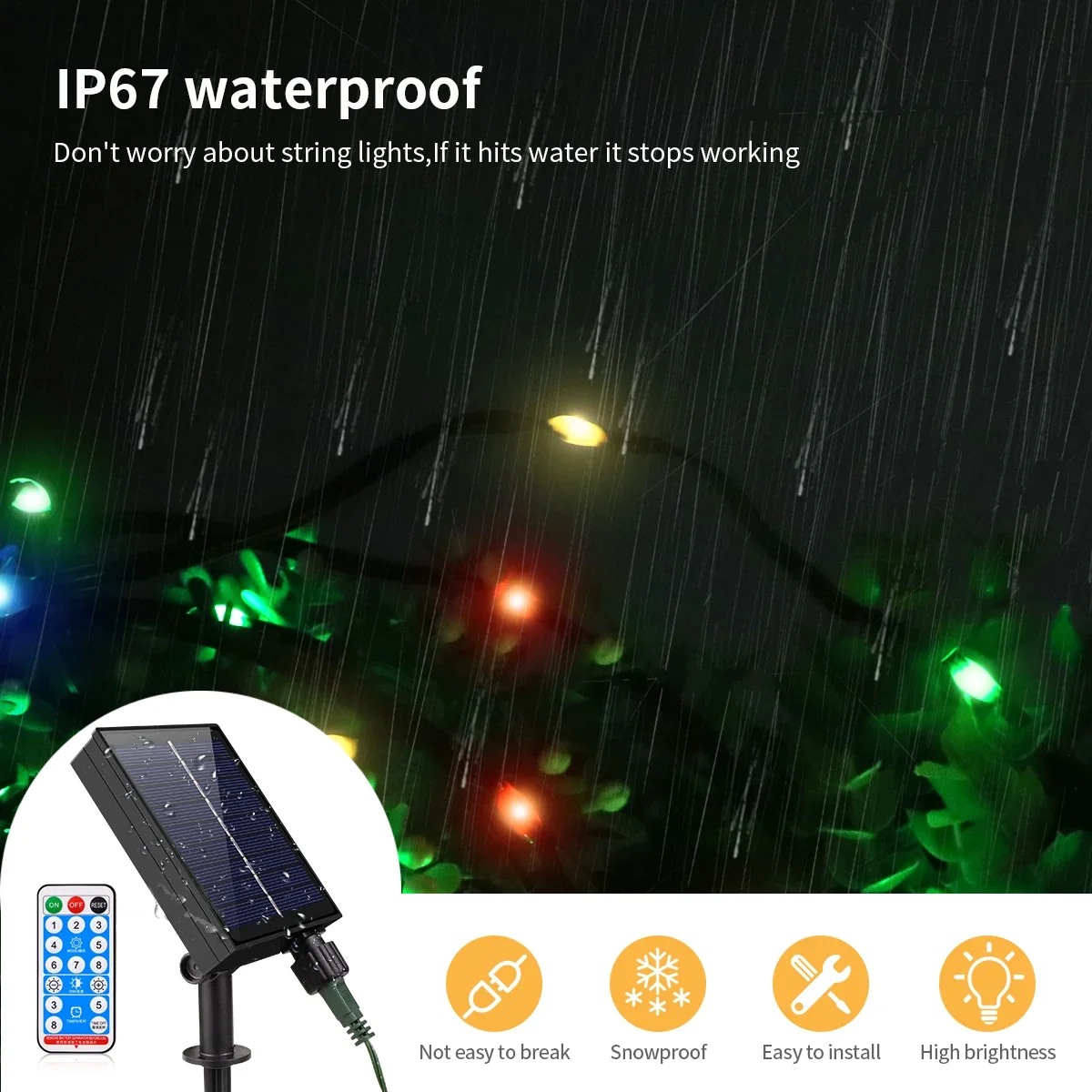 Outdoor Solar Panel LED String – Outdoor Power Lead Cover recenzja i cena