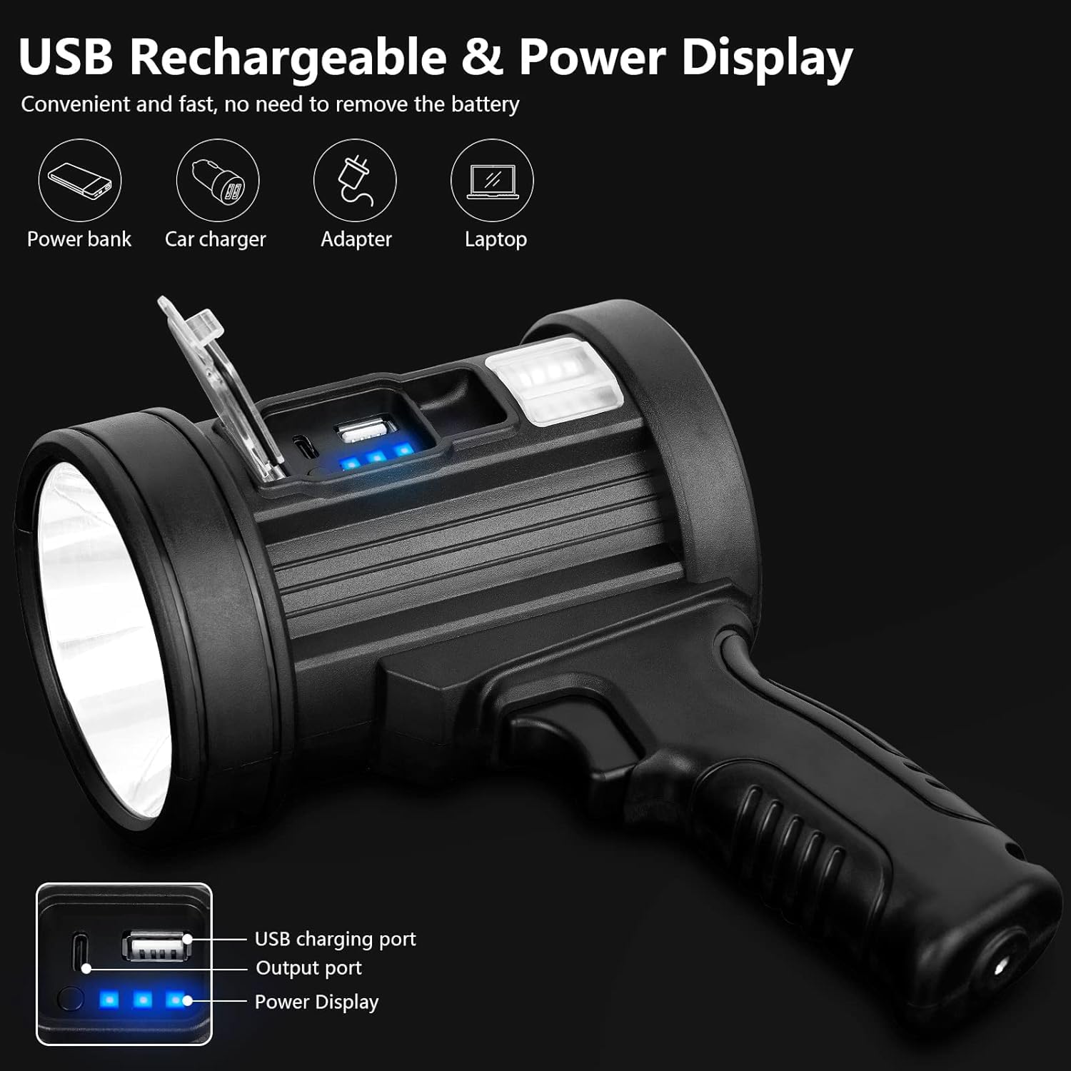 900000LM Rechargeable Led Spot – Outdoor Power Repair recenzja i cena