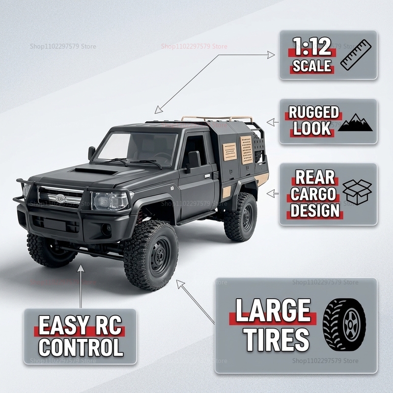 MN82 MN82S RC Crawler Truck 1/ – Outdoor Power Direct recenzja i cena