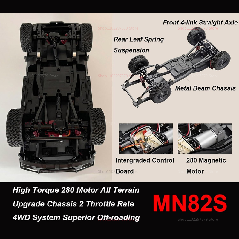MN82 MN82S RC Crawler Truck 1/ – Outdoor Power Direct recenzja i cena