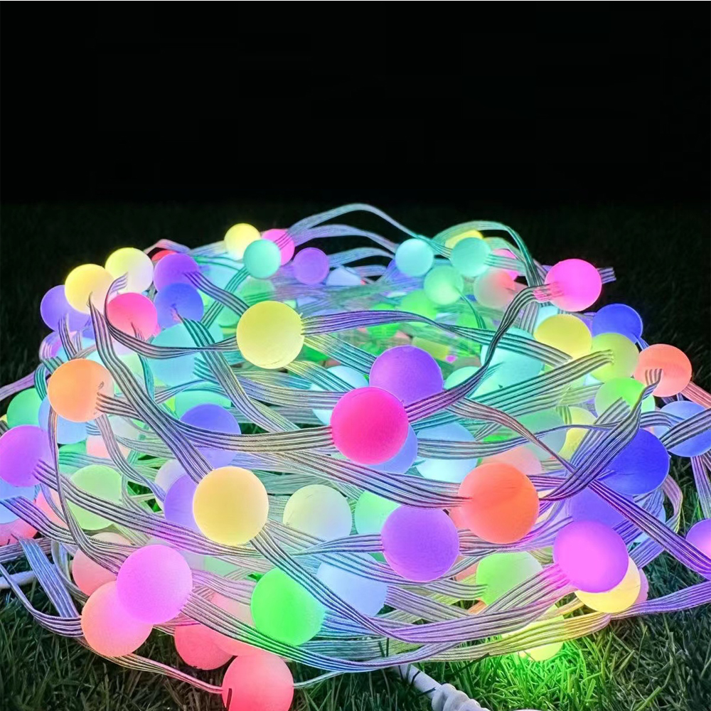RGBIC Round ball 5V USB Blueto – Outdoor Power Strip Weatherproof recenzja i cena