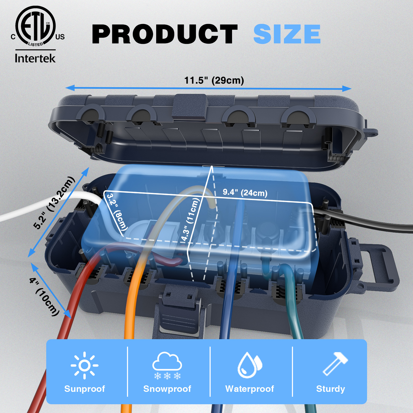 Medium IP54 Waterproof Electri – Outdoor Power Lead Cover recenzja i cena