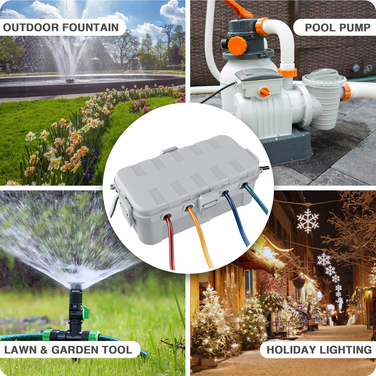 Medium IP54 Waterproof Electri – Outdoor Power Lead Cover recenzja i cena