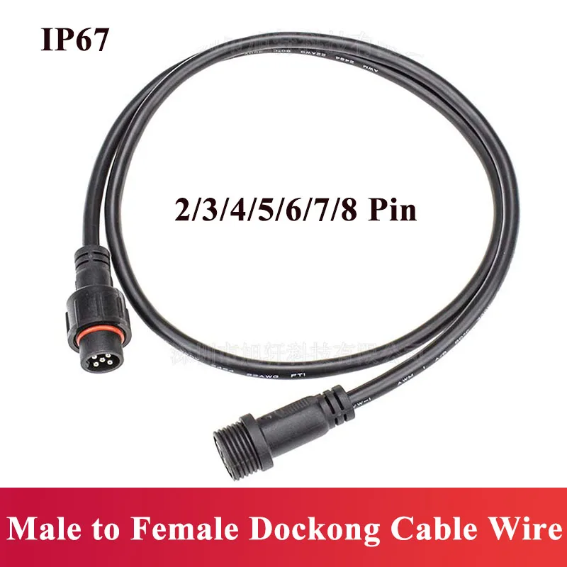 IP67 Waterproof 2 3 4 5 6 7 8  – Outdoor Power Line recenzja i cena