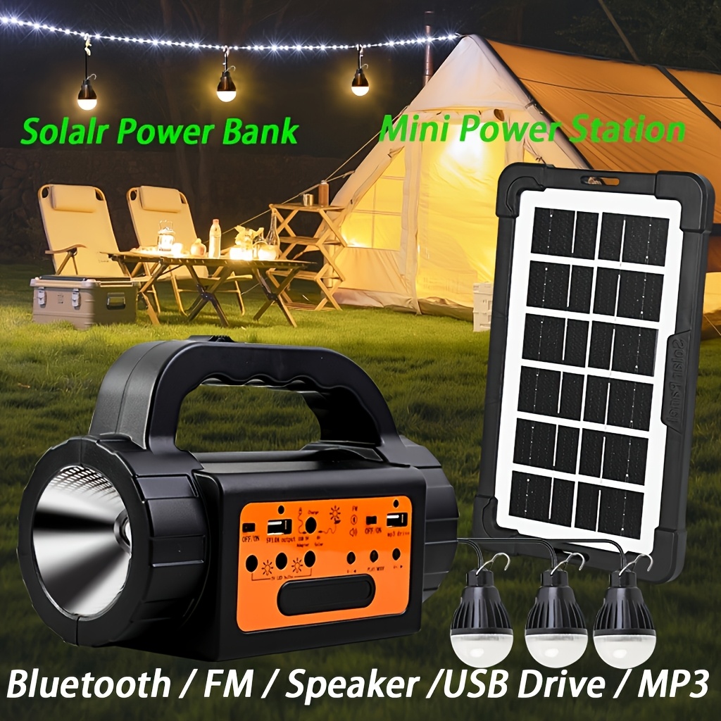 Solar Rechargeable Camping Lig – Outdoor Power Generator recenzja i cena