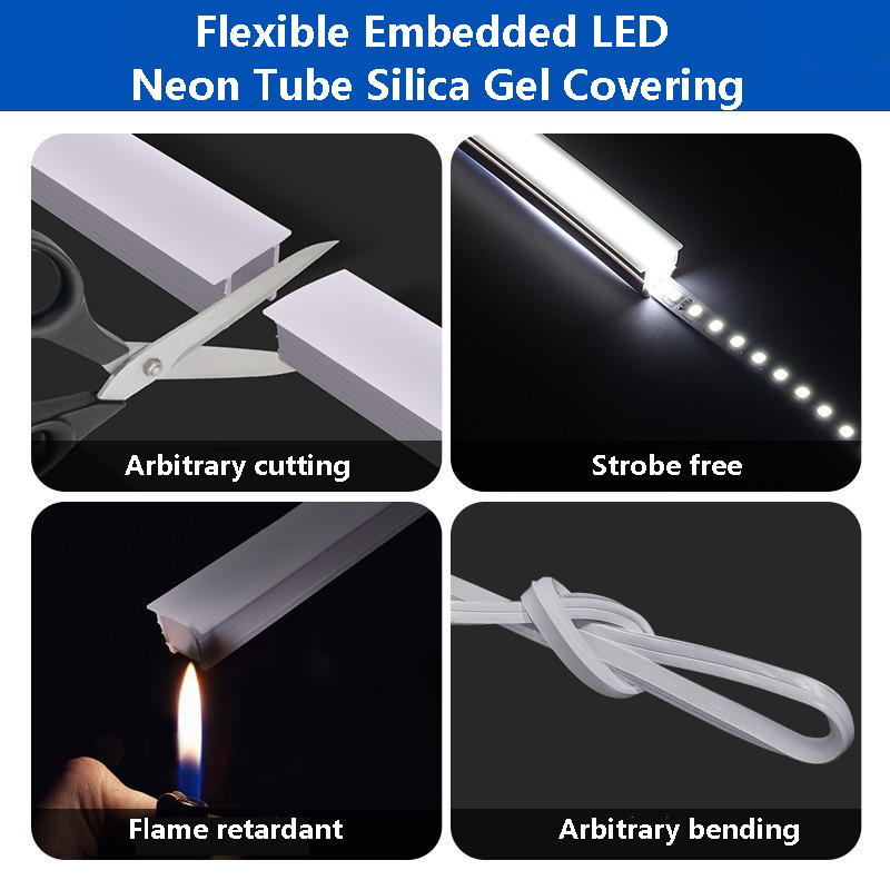 Flexible Embedded LED Neon Tub – Outdoor Power Lead Cover recenzja i cena