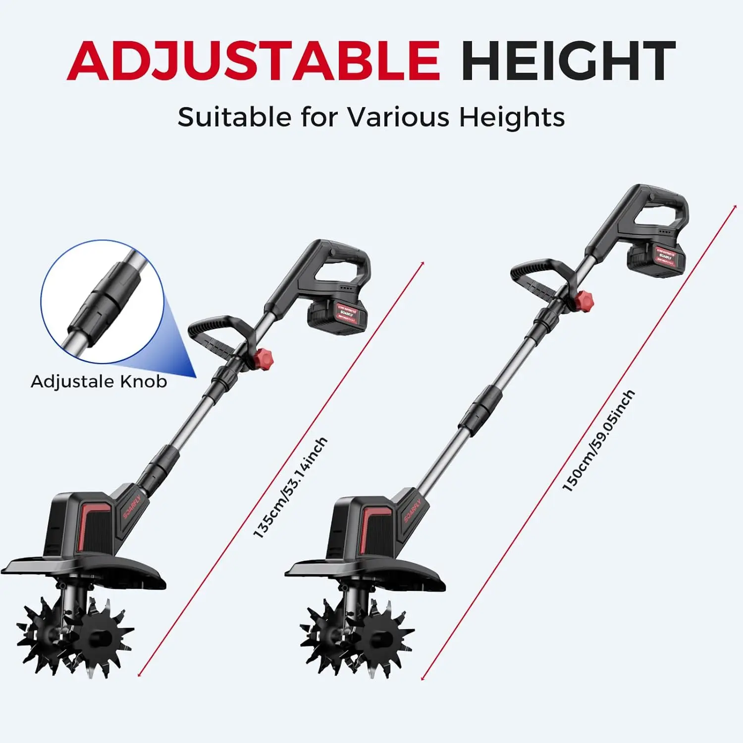 Upgraded Cordless Electric Til – Garden Tiller Mini recenzja i cena