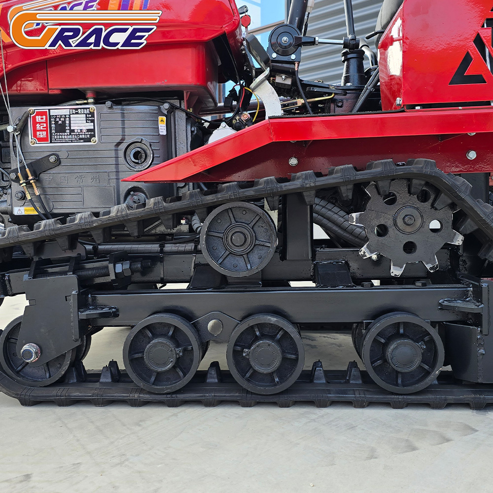 Mini 15HP Crawler Tractor Rubb – Garden Tiller Mini recenzja i cena