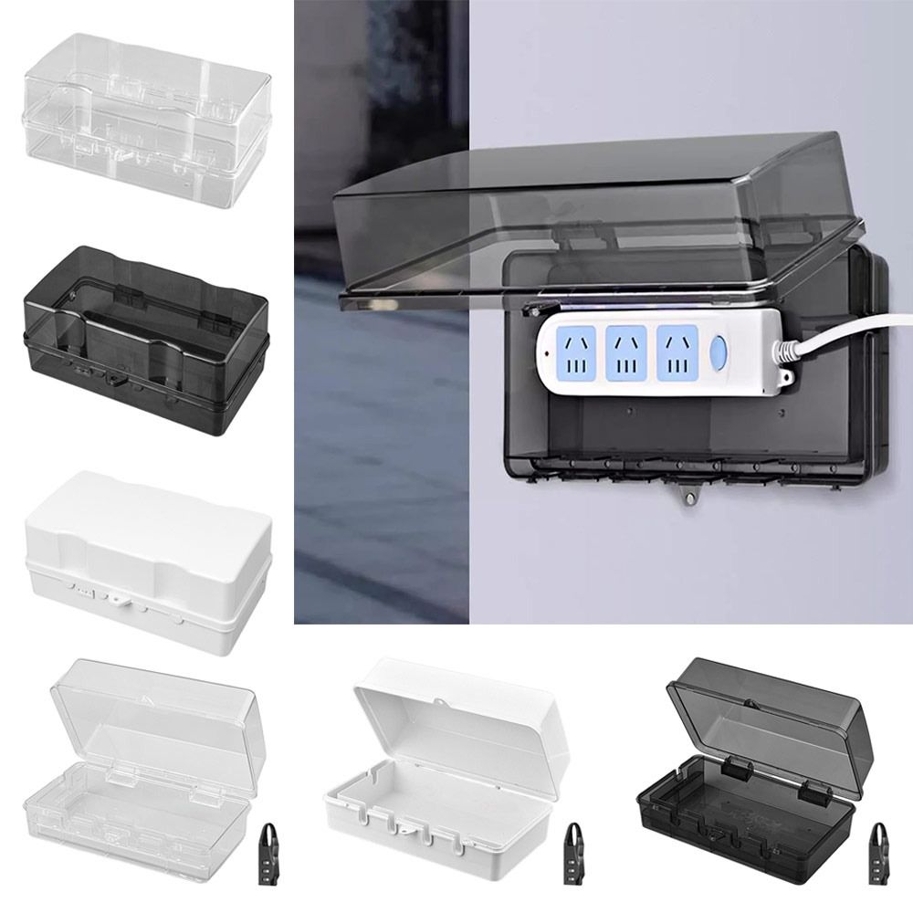 Portable Plastic Plug Box Anti – Outdoor Power Strip Weatherproof recenzja i cena