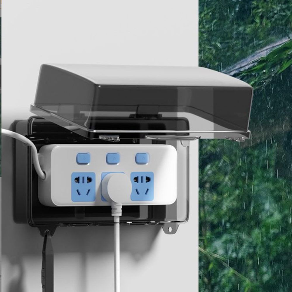 Portable Plastic Plug Box Anti – Outdoor Power Strip Weatherproof recenzja i cena