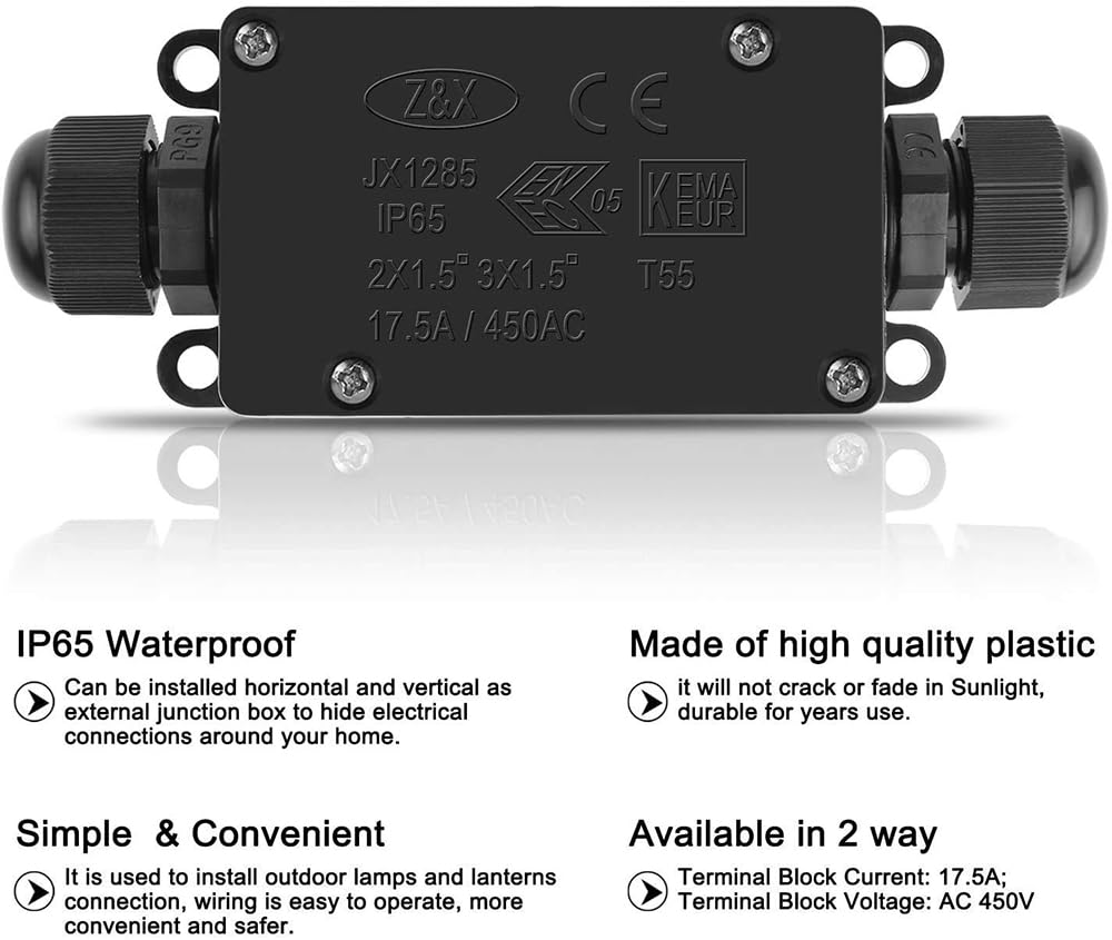 3pcs 2Way IP65 Waterproof Outd – Outdoor Power Line recenzja i cena