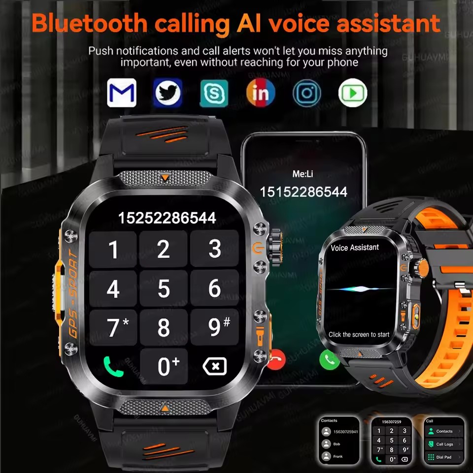 2026 New Military SmartWatches – Outdoor Power Meter Box recenzja i cena