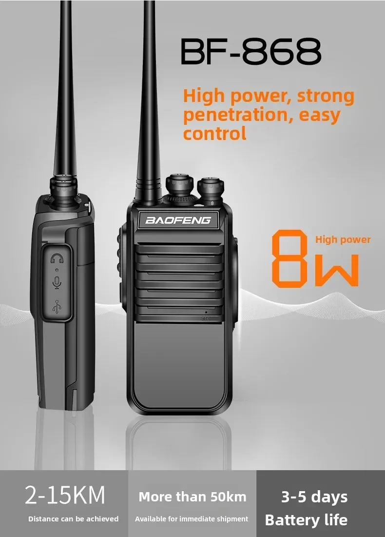 Durable BAOFENG BF-868 Walkie- – Outdoor Power Direct recenzja i cena