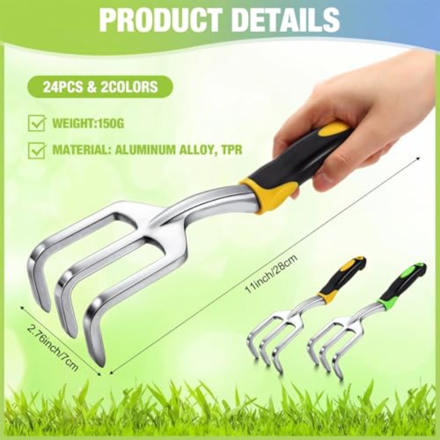 24 Pcs Hand Rake Garden Tool M – Garden Tiller Mini recenzja i cena