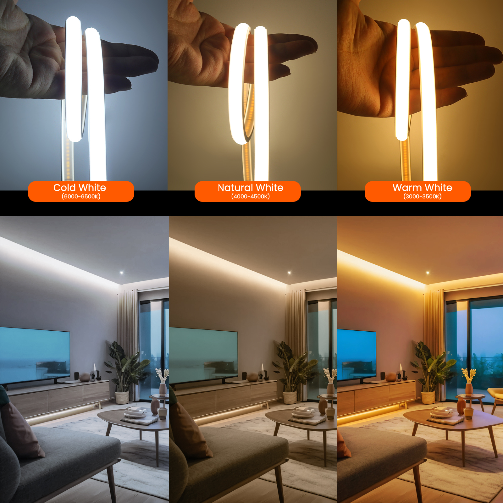 320LEDs/m COB LED Strip Light  – Outdoor Power Strip Weatherproof recenzja i cena